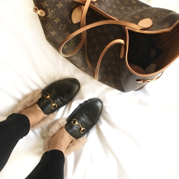 BOUTIQUE Fur Heeled Loafer Slide, PRICE FIRM!!! - Picture 7 of 7